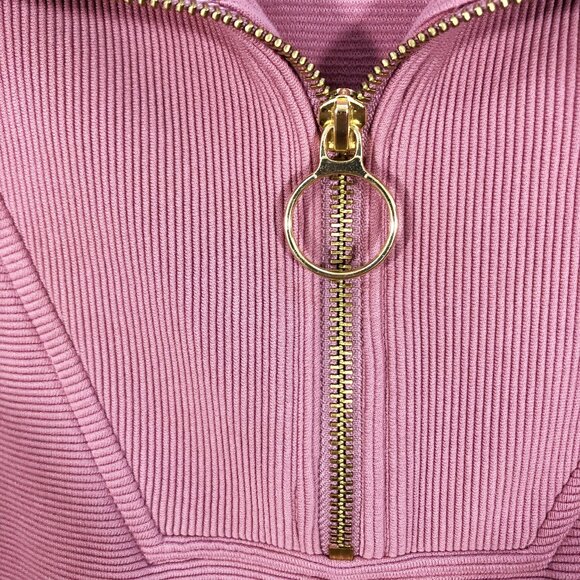 VARLEY Vine Oversized Half-Zip Pullover in Nostalgia Rose Ottoman Fabric XS - Picture 5 of 16